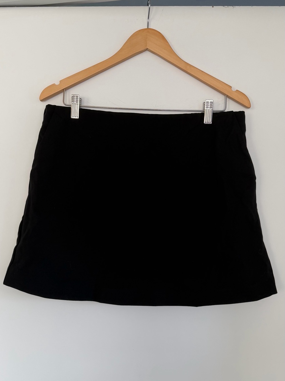 OGL Black A-Line Mini Skort Built In Shorts Size L